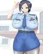 日本少女H漫画女星警察官 屈辱脱衣剧场